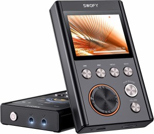 MP3プレーヤー 64GB SWOFY ハイレゾ 音楽プレーヤー ポータブル オーディオプレーヤー 合金製 HiFi ミュージックプレーヤー DSD256対応 