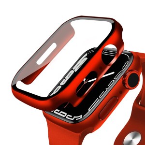 ANYOI 対応 Apple Watch ケース Series SE2/SE/6/5/4 44mm アップルウォッチ 保護 カバー ガラスフィルム 一体型 アップルウォッチ ケー