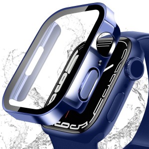DYAOLE 対応 Apple Watch Series SE2/SE/6/5/4 ケース 44mm アップルウォッチSE2/SE/6/5/4 ケース 44mm 防水光沢ケース 対応 アップルウ