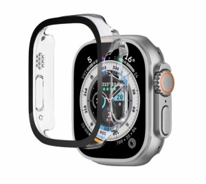 ILYAML for Apple Watch ケース Apple Watch Ultra 49mm 用 ケース 一体型 apple watch 用 カバー アップルウォッチ ケース 全面保護 耐