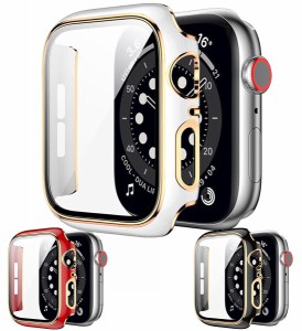 venk Apple Watch用 アップルウォッチ 7 SE 6 5 4 3 2 Series対応に専用ケース カバー ガラスフィルム 一体型 38mm 40mm 42mm 44mm 41mm 