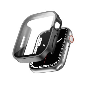 (AMAPC)  for Apple Watch ケース Apple Watch ケース 対応 IP68完全防水 バンド 水泳・スポーツ専用 防水ケース 3D直角エッジデザイン A