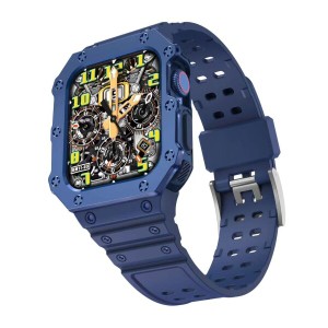 コンパチブル apple watch バンド アップルウォッチバンド 二重構造 ケース一体型 交換用ベルトapple watch series SE/7/6/5/4/3/2/1 38m