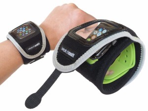 《Watch suit VIEW 黒／グレー》はApplewatch、腕時計を５秒で簡単装着する保護カバーです。透明保護フイルムの上からスマートウオッチの