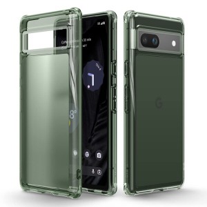 by Spigen Google Pixel 7a クリア ケース TPU 半透明 ソフト PC ケース ストラップホール付き 高弾性 耐久性 軽量 耐衝撃 カメラ保護 薄