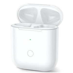 AirPods 充電ケース AirPods1 AirPods2 専用充電ケース エアーポッズ 充電器 Bluetooth接続 エアーポッズ ワイヤレス充電ケースのみ イヤ