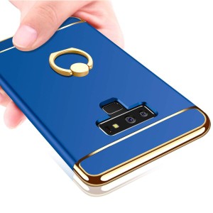 Galaxy Note9 ケース リング付き 衝撃吸収 3パーツ式 PC 携帯カバー 軽量 薄型 galaxy note9 カバー スタンド機能 360回転 スマホケース 