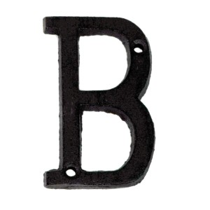 アルファベット イニシャル 数字 Metal Letter 鋳物 キャストアイアン インダストリアル ガレージ DIY おしゃれ ;AVSB-087B