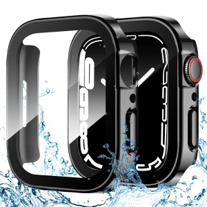 for Apple Watch ケース Apple Watch ケース 対応 IP68完全防水 バンド 水泳・スポーツ専用 防水ケース 3D直角エッジデザイン Apple Watc
