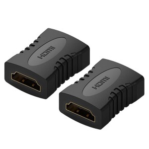 サムコス HDMI中継アダプター ベーシック HDMI F-F 変換アダプター HDMI接続を実現 ブラック 2.9cm*2.2cm