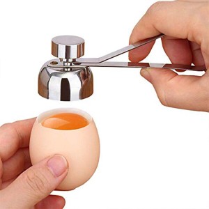 エッグカッター 卵の殻割り 卵割り器 卵割り機 手動 卵割装置 エッグシェルブレーカー 操作便利 キッチンガジェット (style1)