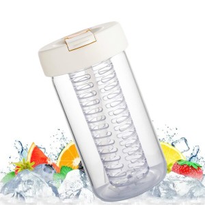Aboniton 水筒 500ml ウォーターボトル ストロー付き水筒 スポーツボトル 水筒 子供 プラスチック BPAフリー フィルター付き クリアボト