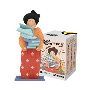 52TOYS Daily Work of Ladies of Tang Dynasty 1PC アクションフィギュア 収集価値のあるおもちゃのデスクトップ装飾 4 インチ 誕生日や