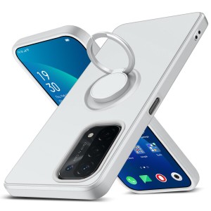 OPPO A54 5G ケース リング シリコン レンズ保護 薄型 360°回転 車載ホルダー TPU 一体型 防水 軽量 ストラップホール 黄変防止 四隅衝