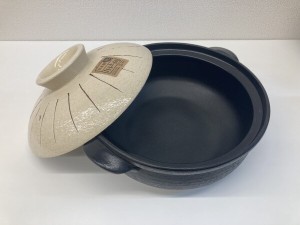 佐治陶器 セラミック加工 IH土鍋（十草）9号