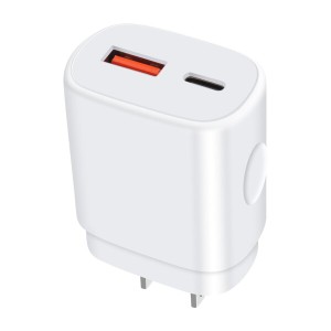 Hootek 充電器 Type-C 急速充電器 25W 2ポート USB-A&USB-C/PD&QC3.0対応/PSE認証 USB コンセント iPhone15 充電器 タイプC 充電器 ACア