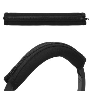 kwmobile 対応: Sony WH-CH720N / WH-CH710N ヘッドバンドカバー - 保護カバー 簡単装着 ネオプレン 黒色