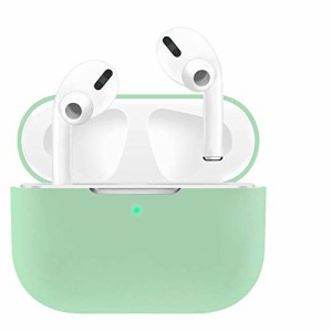 AMOVO AirPods Pro用 充電ケースカバー シリコン 高級 AirPods Pro用 ケース 保護ケース イヤホン 収納ケース キズ防止 耐衝撃 カラビナ