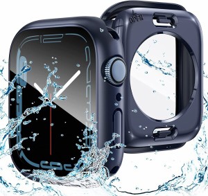 ANYOI 対応 Apple Watch ケース 45mm 防水ケース アップルウォッチ カバー 防水 一体型360ど度 アップルウォッチ ケース 耐衝撃 装着簡単