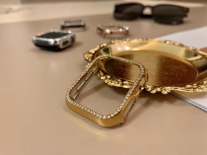 Apple Watchケース 40mm アップルウォッチ カバー キラキラ アップルウォッチ フレームカバー 超簿軽量 装着簡単 PC材質 Apple Watch ser