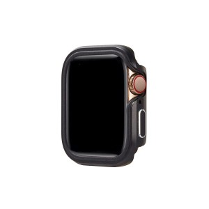 スマートウォッチ保護ケース・Apple Watch Series 9/8/7用 ケース/カバー TPU＆サイドアルミバンパー 45mm用 かっこいい アップルウォッ
