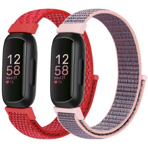 (Bcuckood) 腕時計バンド Fitbit Inspire 3/Inspire 2/Inspire HR/Inspire/Fitbit Ace 3/Ace 2 レディース メンズ キッズバンド ナイロン