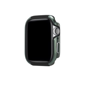 スマートウォッチ保護ケース・Apple Watch Series 9/8/7用 ケース/カバー TPU＆サイドアルミバンパー 41mm用 かっこいい アップルウォッ