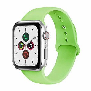 適合Apple 腕時計 バンド 40mm 44mm 38mm 42mm バンド シリコン製柔らかい ォッチバンド コンパチブルfor Apple 腕時計 シリーズ6/5/4/3/