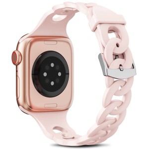 コンパチブル アップルウォッチ Apple Watch バンド 45mm 44mm 42mm 49mmプリストバンドサークルチェーンデザインiWatch 9 8 SE 7 6 5 4 