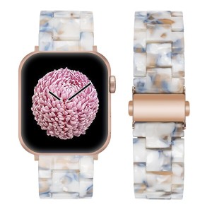 BinGeLi コンパチブル Apple Watch バンド 樹脂ベルト軽量 防水 アップルウォッチ バンド 腕時計ベルト ステンレス留め金 iwatch SE seri