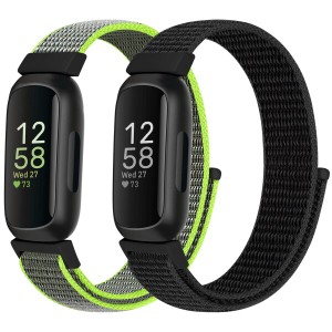 (Bcuckood) 腕時計バンド Fitbit Inspire 3/Inspire 2/Inspire HR/Inspire/Fitbit Ace 3/Ace 2 レディース メンズ キッズバンド ナイロン