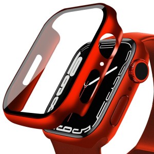 DYAOLE 対応 Apple Watch Series 9/8/7 ケース 41mm アップルウォッチ9/8/7 ケース 41mm 対応 アップルウォッチ カバー ガラスフィルム 