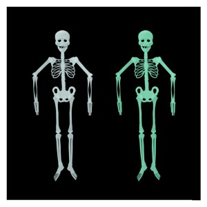 光る 骸骨 暗闇で光るガイコツ 人体 ハロウィン 飾り ドクロ 光る スカル 模型 人体 骨格 骸骨 ハロウィン飾り お化け スケルトン ボーン