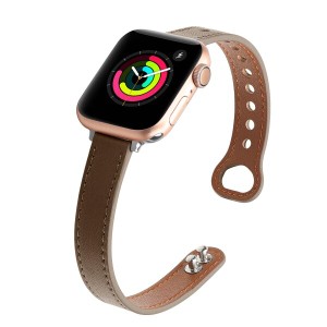 Sitengle Apple Watch交換用バンド レディース レザー アップルウォッチ替え用ベルト 本革 替えバンド iWacth女性用 柔らかい 防水 全モ