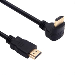 KKM-ラブショー0.15m 0.3m 0.5m短いHDMI ケーブル，4k /1080PHDMI 延長ケーブル, HDMI 1.4オス-メス 90度L字型左右向きHDMI 延長ケーブル