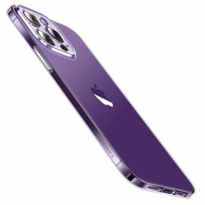 CASEKOO iPhone 14 Pro Max ケース クリア 薄型 軽量 黄ばまない カメラ保護 ストラップホール付き 6.7インチ スマホケース iphone14プロ