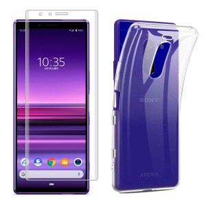 For Xperia 1 SOV40 / 802SO / SO-03L / For エクスペリア1 用のガラスフィルム フィルム 強化ガラス 保護フィルム For エクスペリア1 用