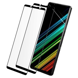 Xperia1 III ガラスフィルム 1 III SOG03 フィルム  エクスペリア1 III 保護フィルム SO-51B 液晶 強化 ガラス 気泡ゼロ/自動吸着/貼り付