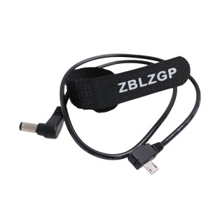 ZBLZGP モーター電源ケーブル Tilta Nucleus-Nano L字型Micro USB - 2.1mm DC L字型用