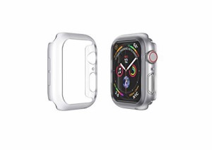 Apple Watch 44mm ケース 耐衝撃 衝撃 吸収 簡易着脱 超薄型 液晶保護フィルム 付 カバー シンプル AppleWatch アップルウォッチ Series 