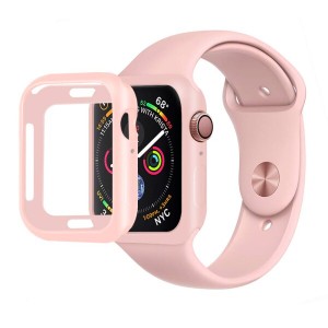 Compatible Apple Watch Series 4 保護ケース 44mm FYOUNG スクリーンプロテクターカバー 全面保護カバー 着装まま充電可能 耐衝撃/軽量/