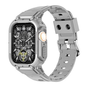 (FAZHAN) Apple Watch バンド 対応 49mm 45mm 44mm 42mm 41mm 40mm 38mm アップルウオッチ バンド アップルウオッチ ベルト 金属ケース 