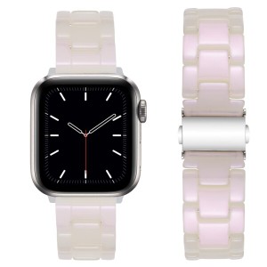 BinGeLi コンパチブル アップルウォッチ バンド 樹脂ベルト軽量 防水 Apple Watch バンド 腕時計ベルト ステンレス留め金 iwatch SE seri