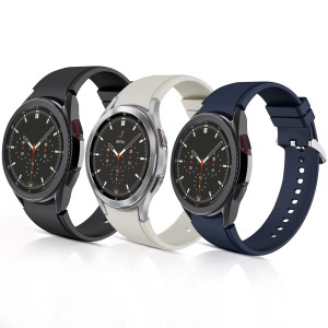 三つ入りバンド Samsung Galaxy Watch4 44mm/40mm/Galaxy Watch 4 Classic 46mm/42mm に対応 シリコン製スポーツ用ベルト 防水防汗 男女