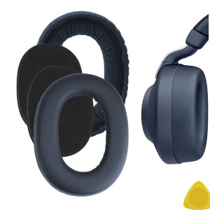 Geekria イヤーパッド QuickFit 互換性 パッド ジャブラ Jabra Elite 85H ヘッドホンに対応 パッド イヤー/イヤーカップ (プロテインレザ