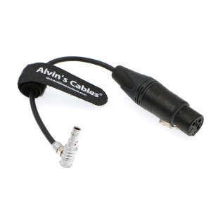 Alvin's Cables Z CAM E2 カメラ 用の XLR 3 pin メス to 00 5 pin オス 直角 ケーブル