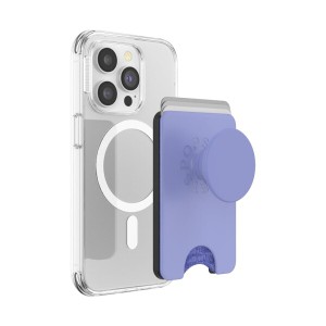 PopSockets Japan - ポップソケッツ ジャパン PopWallet+ MagSafe Deep Periwinkle アダプターリング付き アジサイ MagSafe ポップウォレ