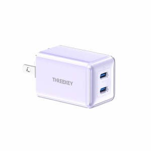 THREEKEY 35Ｗ iPhone 15 充電器 PD充電器 Type-C 急速充電 GaN 窒化ガリウム素材使い コンパクトなPD充電器 PPS規格 PD/QC3.0対応 Macbo