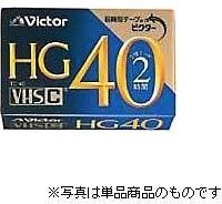 Victor 2TC-40HGD VHS-Cカセット 40HGD HGシリーズ 2本