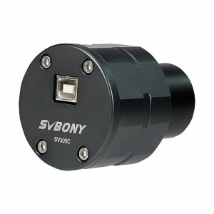 SVBONY SV305C 惑星カメラ USB2.0 カラーカメラ 望遠鏡カメラ 惑星撮影用 IMX662 1.25インチ天文カメラ、取り外し可能なUV IRカットガラ